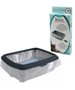 Rovita Dayanıklı Kedi Kum Kabı Torbası 55x43 Cm 10 Adet