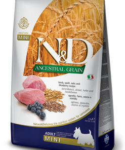 Nd Düşük Tahıllı Kuzulu ve Yabanmersinli  Küçük Irk Yetişkin Köpek Maması 2,5 kg