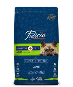 Felicia 6 kg Az Tahıllı HypoAllergenic Kuzu Etli Yetişkin Köpek Maması (Küçük Irklar için)
