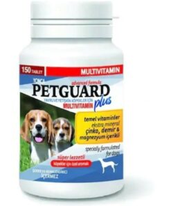Petguard Plus Köpek Multivitamin 75gr 150 Tablet
