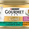Gourmet Gold Çifte Lezzet Ciğerli&Tavşanlı Yaş Kedi Maması 85 g